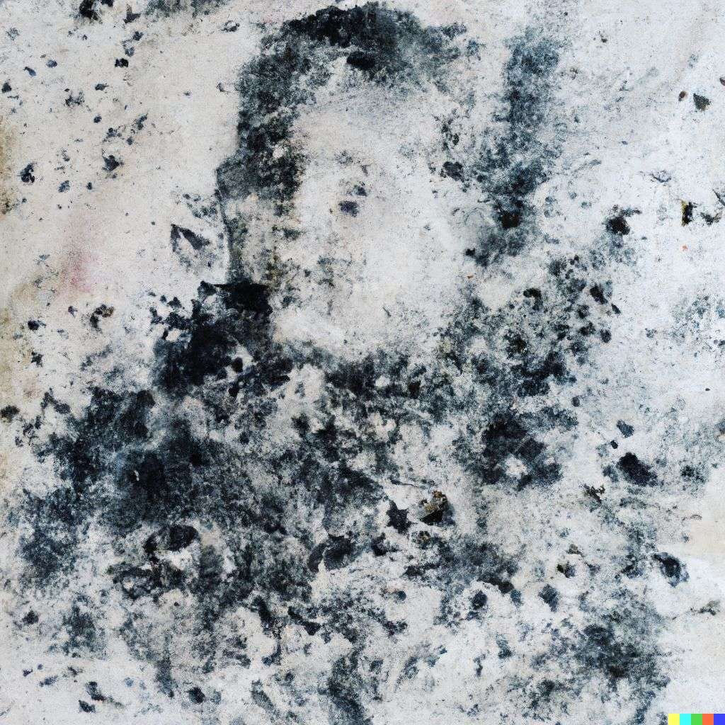 a representation of anxiety, water transfer printing